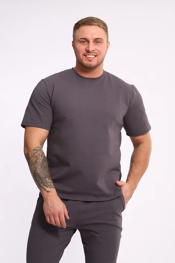 Костюм с брюками 35282 НАТАЛИ, антрацит - фото 2