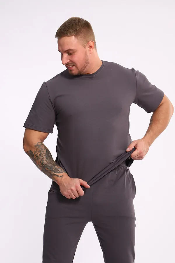 Костюм с брюками 35282 НАТАЛИ, антрацит - фото 2