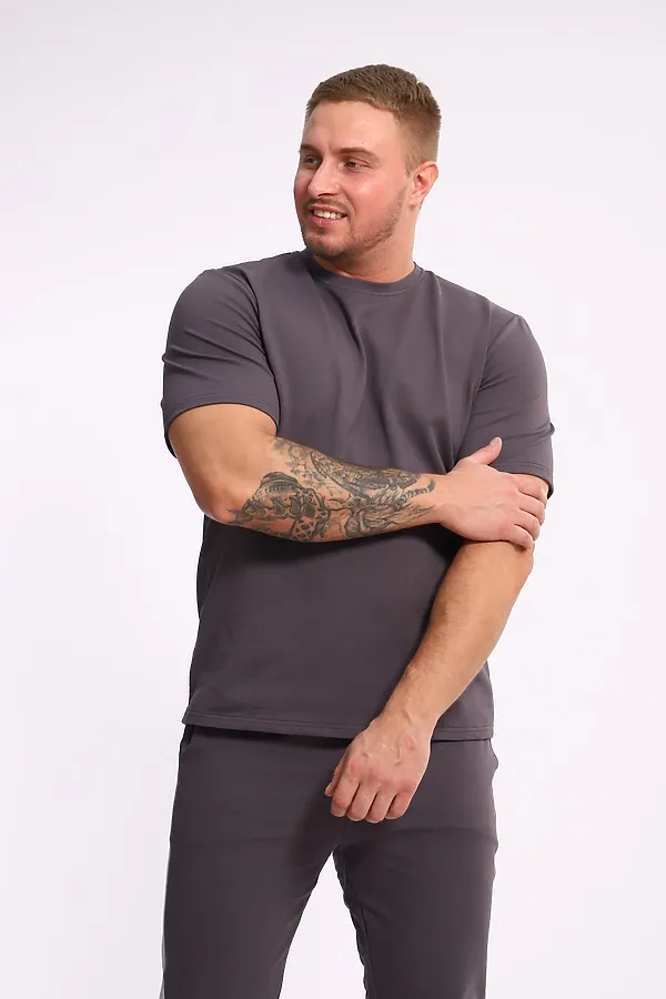 Костюм с брюками 35282 НАТАЛИ, антрацит - фото 2