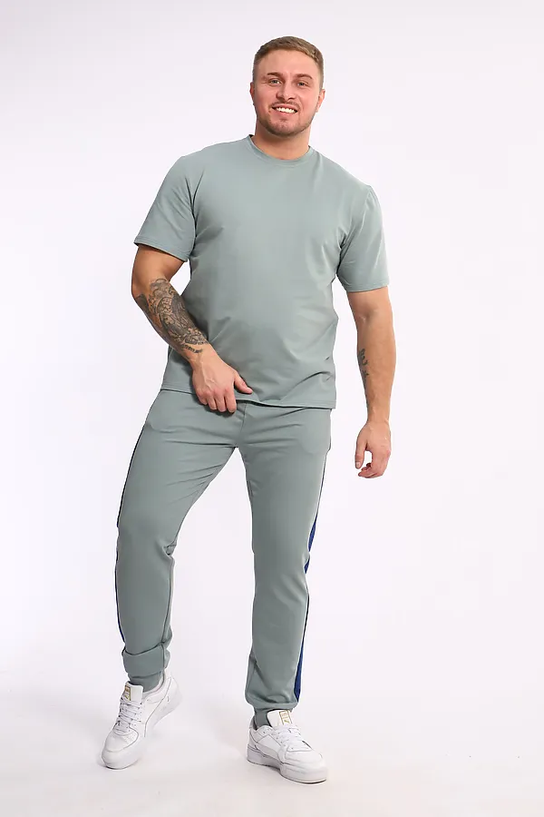 Костюм с брюками 35282 НАТАЛИ, полынь - фото 2