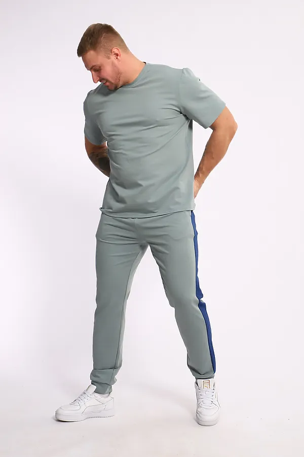 Костюм с брюками 35282 НАТАЛИ, полынь - фото 2