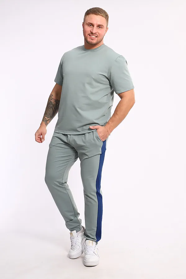 Костюм с брюками 35282 НАТАЛИ, полынь - фото 2