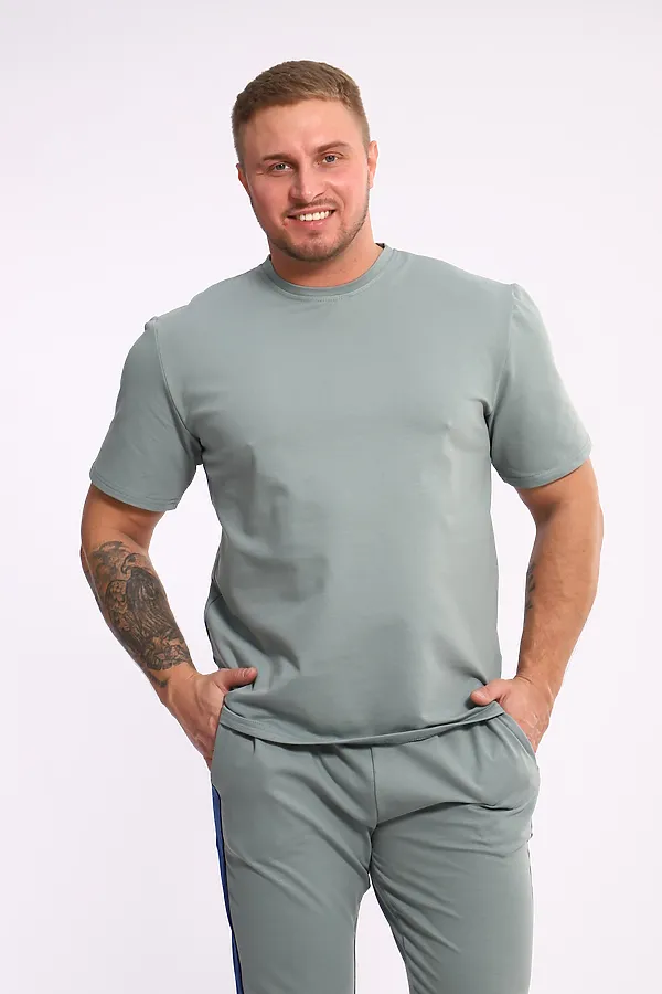 Костюм с брюками 35282 НАТАЛИ, полынь - фото 2