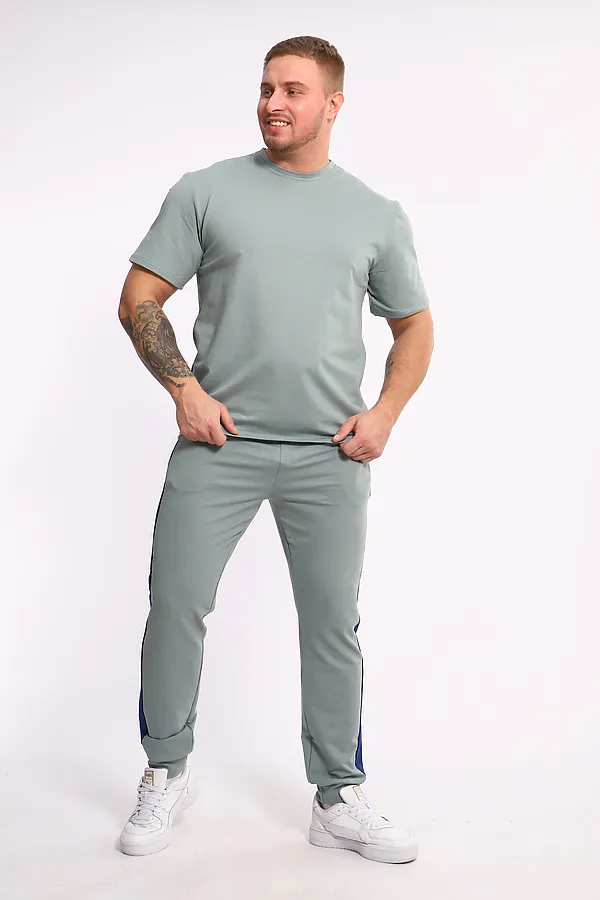 Костюм с брюками 35282 НАТАЛИ, полынь - фото 2