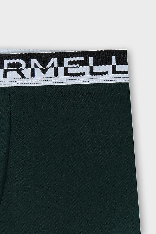 Трусы мужские (3шт) MARK FORMELLE, зеленый бархат +темный кармин +черный - фото 2