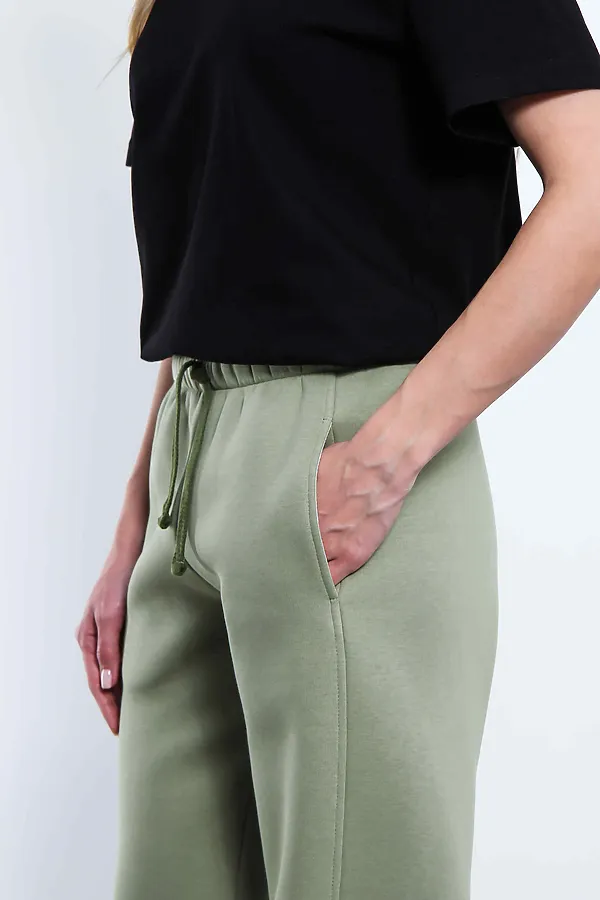 Брюки с начесом "Montblanc" Олива KOSMOS, олива - фото 2