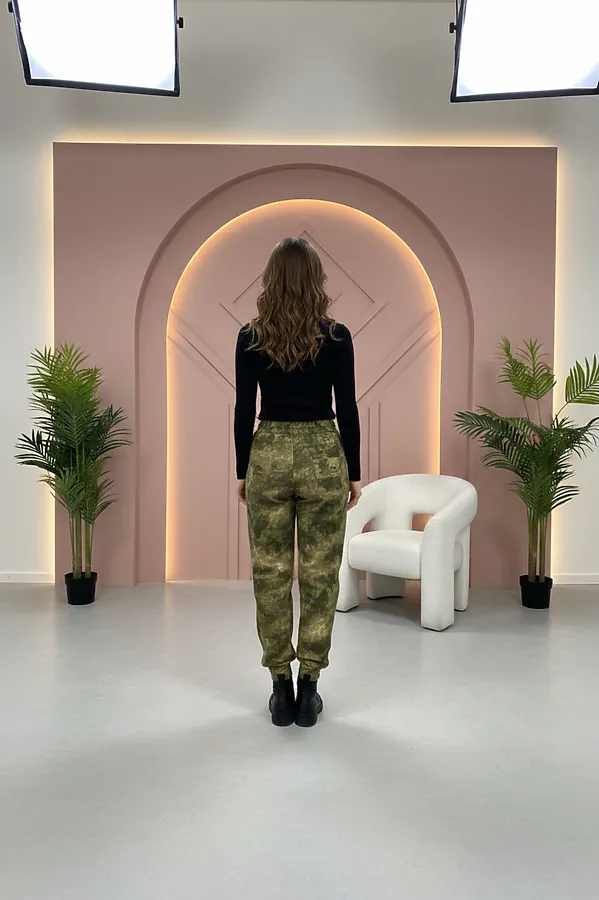 Брюки арт. 479 НАТАЛИ, милитари - фото 2