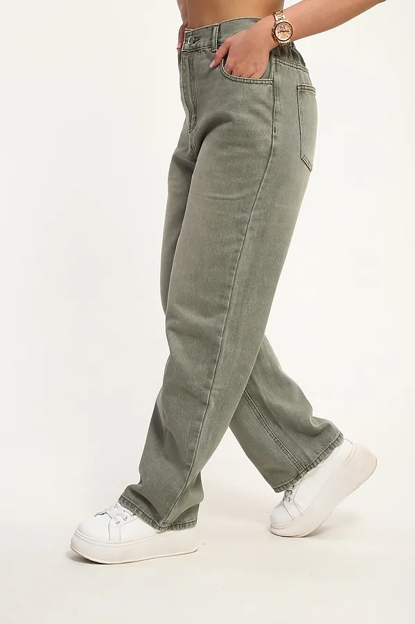 Джинсы Арт. 20113 НАТАЛИ, хаки - фото 2