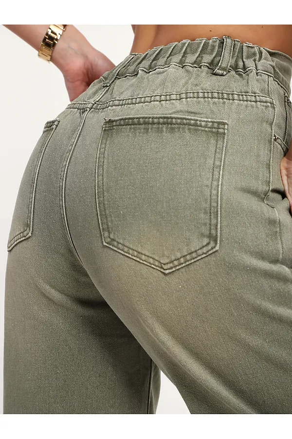 Джинсы Арт. 20113 НАТАЛИ, хаки - фото 2