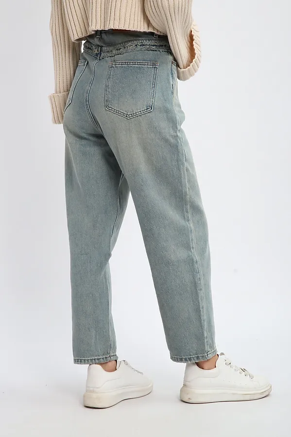 Джинсы 85205 НАТАЛИ, серо-голубой/джинс - фото 2