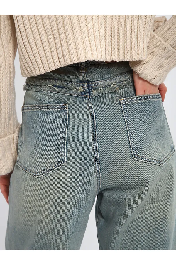 Джинсы 85205 НАТАЛИ, серо-голубой/джинс - фото 2