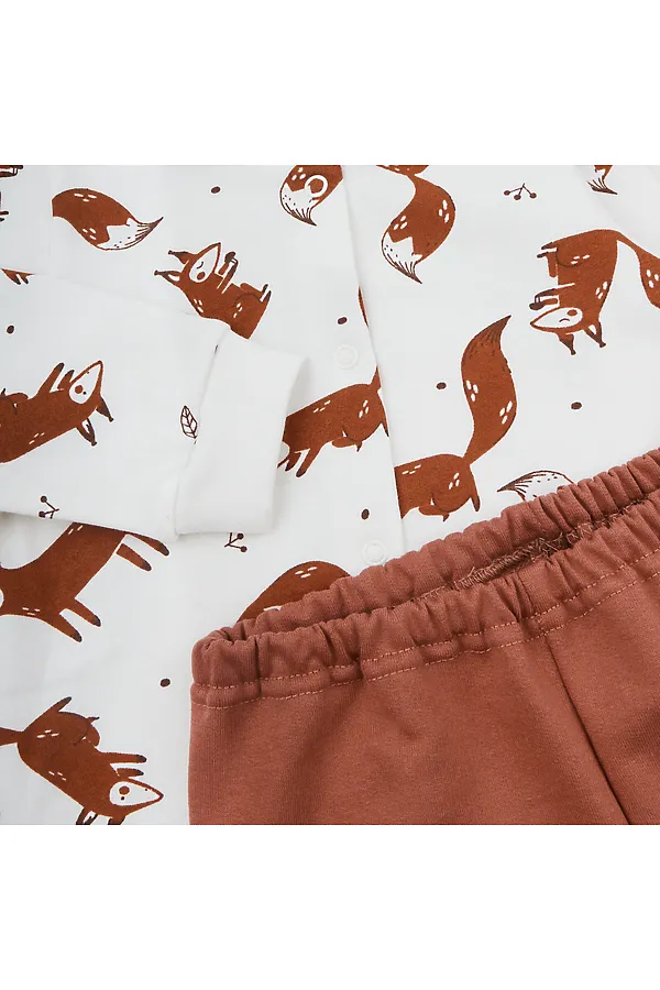 Комплект футер 2х нитка начёс YOULALA, коричневый - фото 2