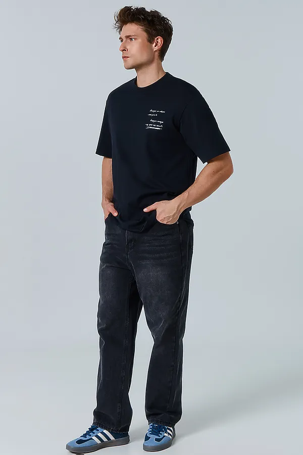 Футболка мужская MARK FORMELLE, черный +печать15 - фото 2