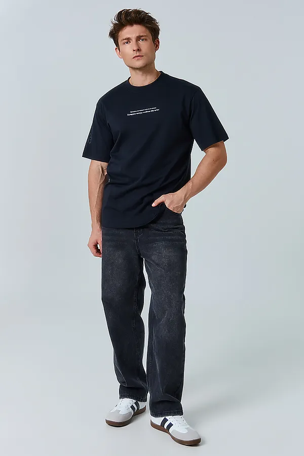 Футболка мужская MARK FORMELLE, черный +печать16 - фото 2