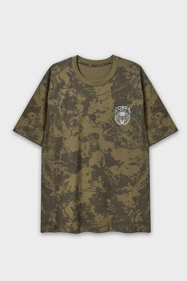 Футболка мужская MARK FORMELLE, милитари варка на зеленом - фото 2