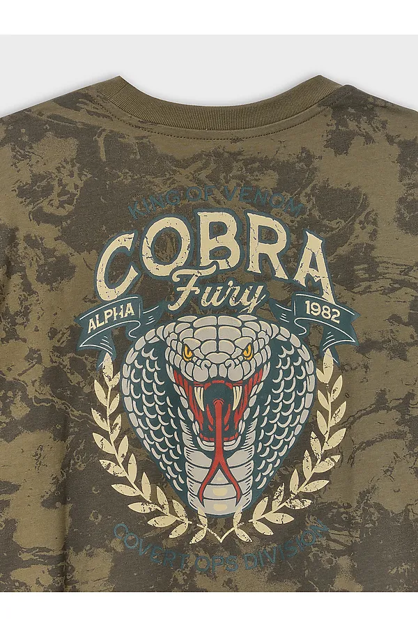 Футболка мужская MARK FORMELLE, милитари варка на зеленом - фото 2