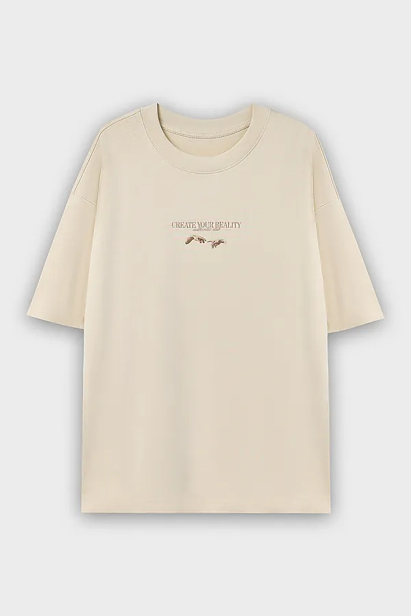 Футболка мужская MARK FORMELLE, песчаное облако +печать - фото 2