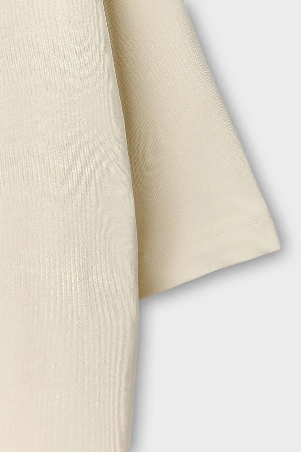 Футболка мужская MARK FORMELLE, песчаное облако +печать - фото 2