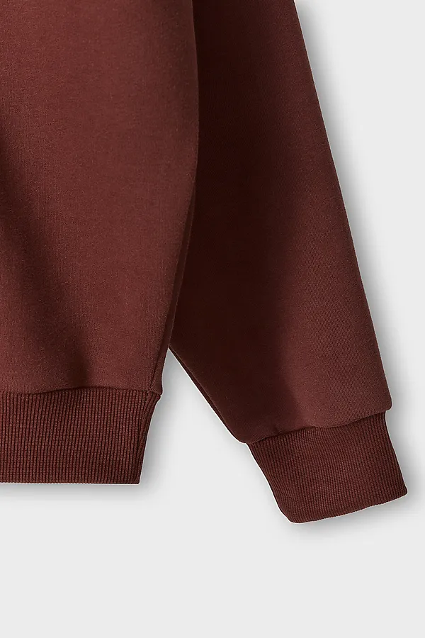 Свитшот мужской MARK FORMELLE, т.шоколадный +печать - фото 2