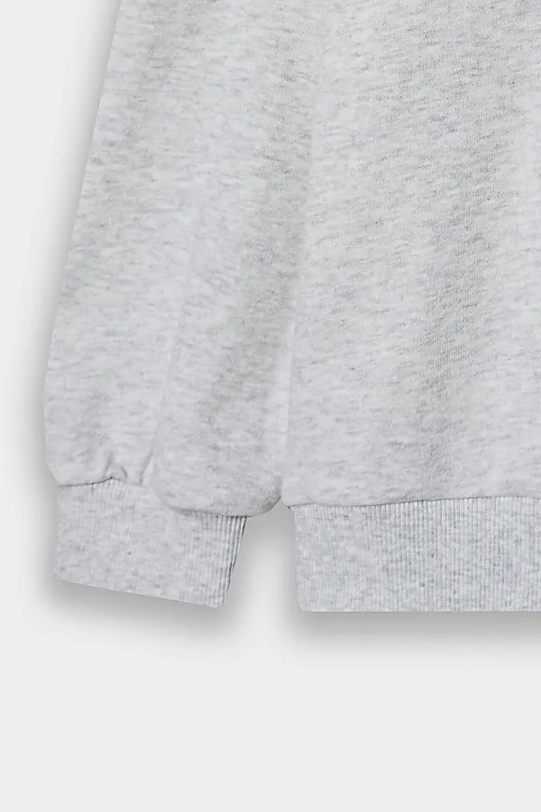 Свитшот для мальчиков MARK FORMELLE, серый меланж 4306-а +печать2 - фото 2