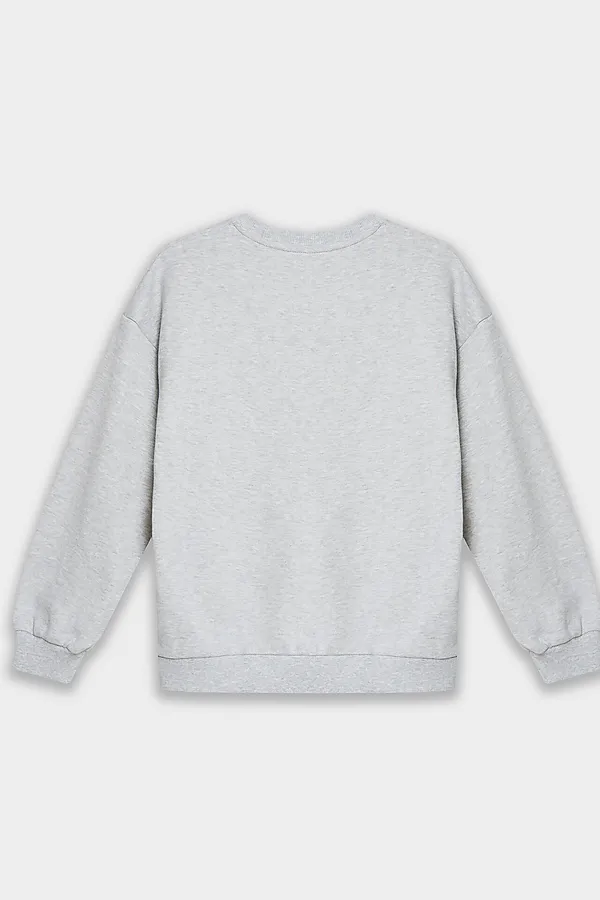 Свитшот для мальчиков MARK FORMELLE, серый меланж 4306-а +печать2 - фото 2