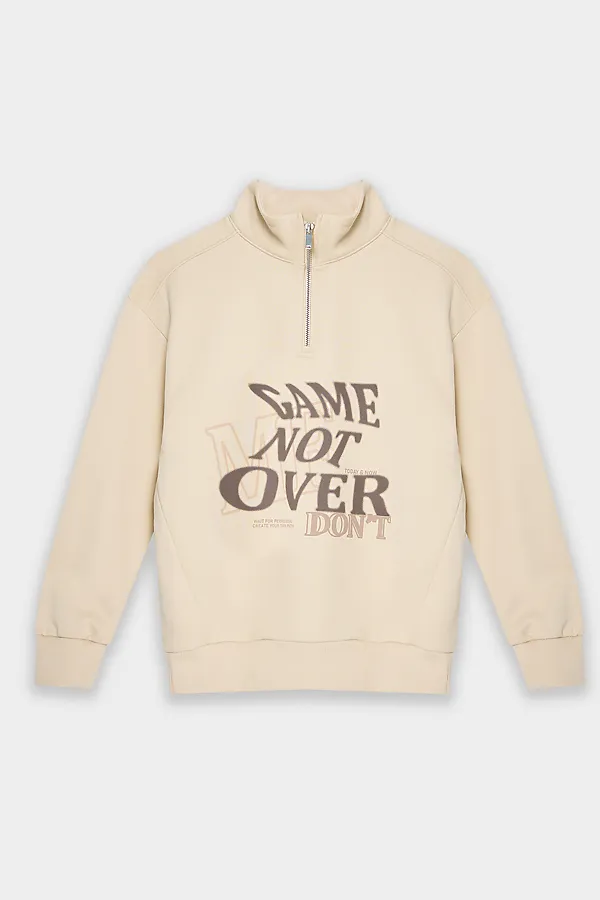 Толстовка для мальчиков MARK FORMELLE, туман +печать - фото 2