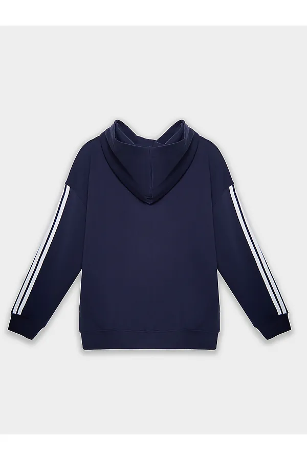 Худи для мальчиков MARK FORMELLE, полуночно -синий +печать - фото 2
