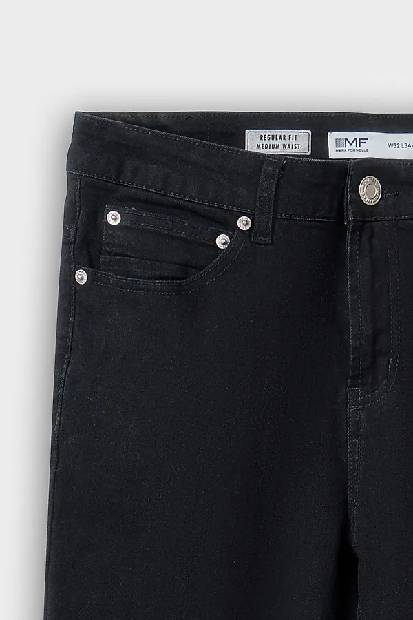 Джинсы мужские (осенне-зимний ассортимент) MARK FORMELLE, черный - фото 2