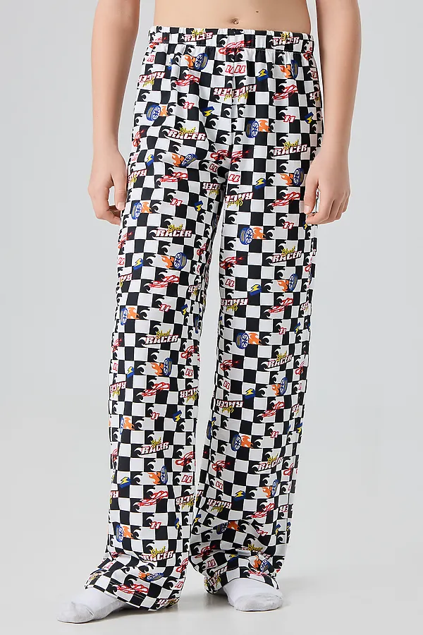 Брюки для мальчиков домашние MARK FORMELLE, гоночная клетка - фото 2