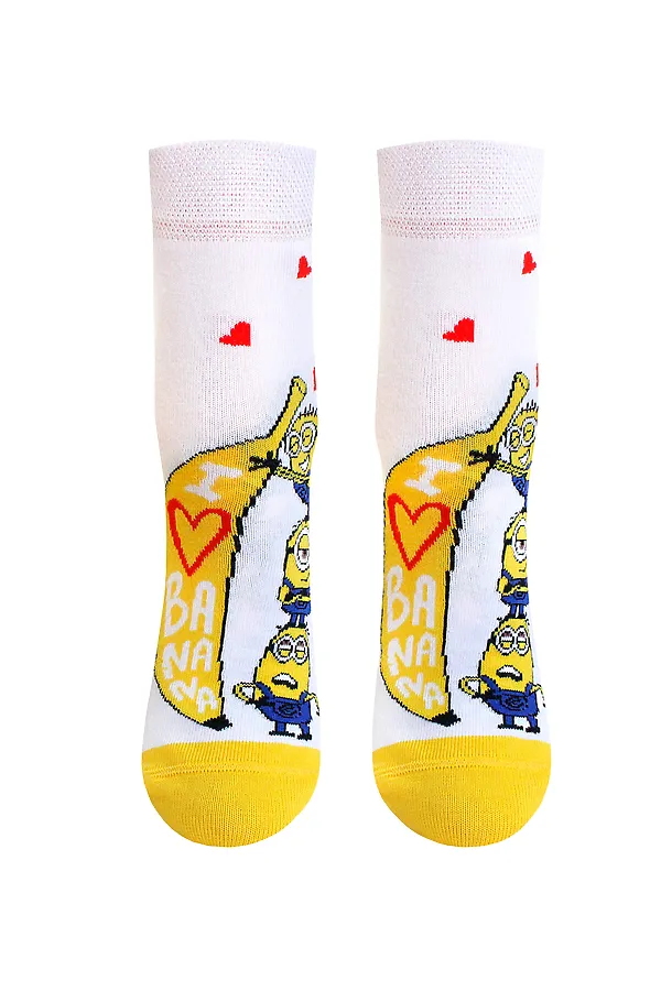 Брестские 1124 Minions (Средней Длины) Носки женские БРЕСТСКИЕ, желтый - фото 2