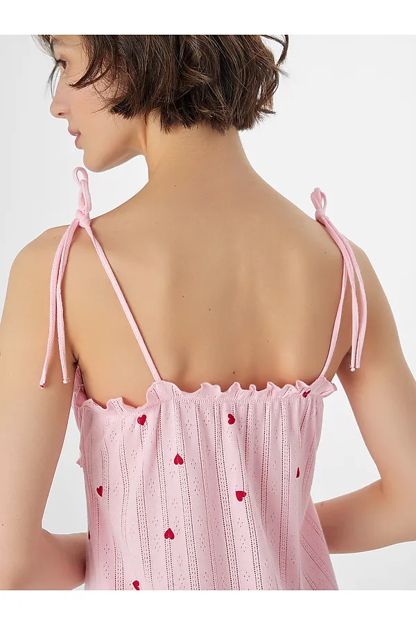 Сорочка ночная женская MARK FORMELLE, сердечки на розовом - фото 2