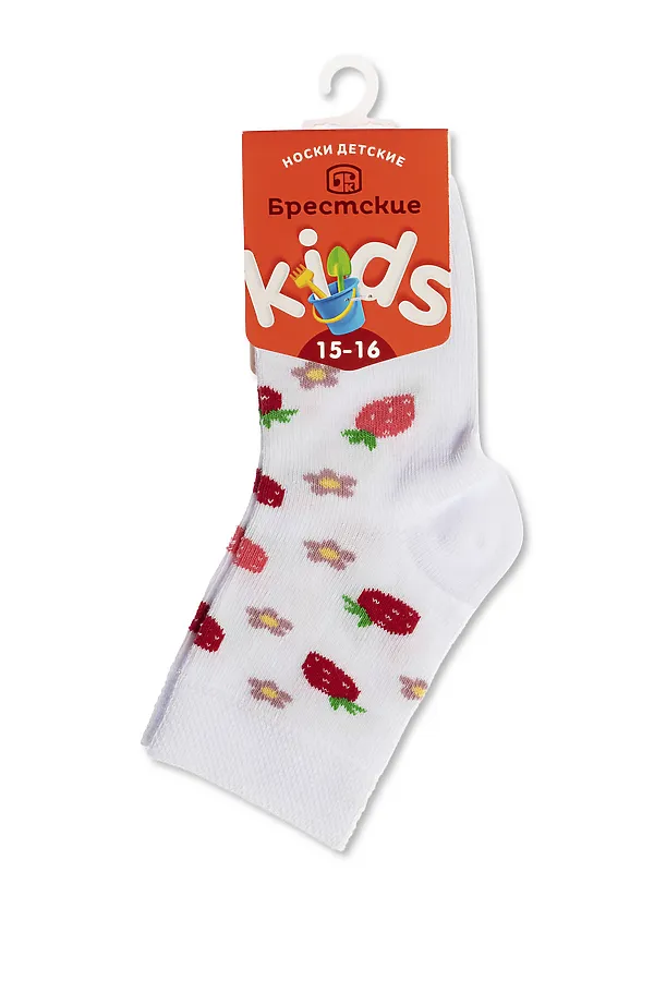 Брестские Носки детские 3081 KIDS (с рисунком) БРЕСТСКИЕ, белый - фото 2