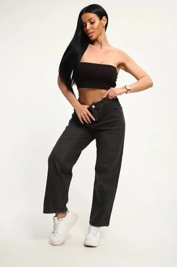 Джинсы 3297 НАТАЛИ, черно-серый - фото 2