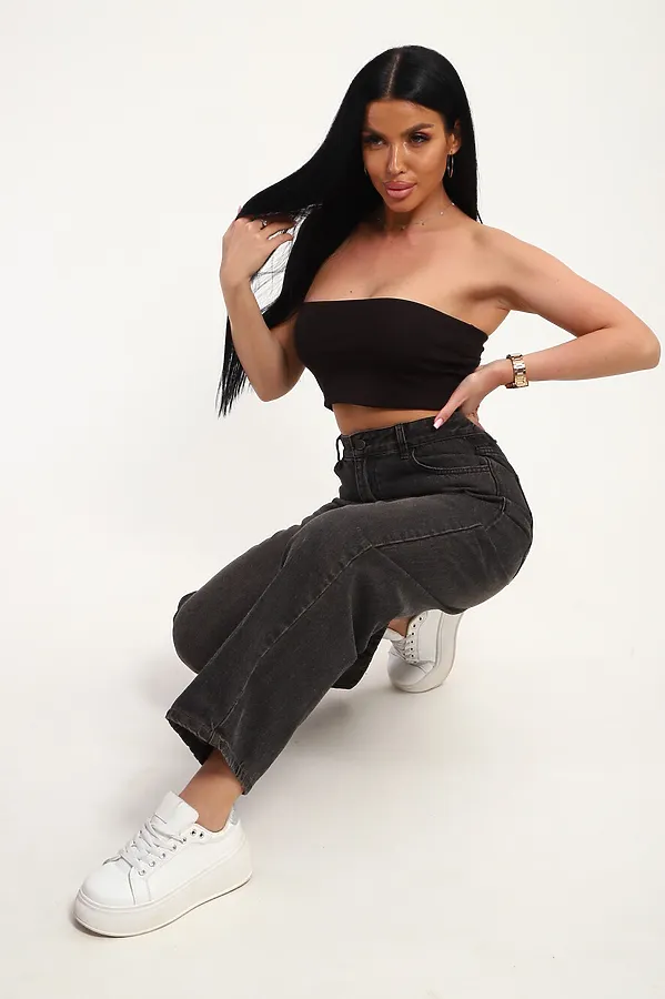 Джинсы 3297 НАТАЛИ, черно-серый - фото 2