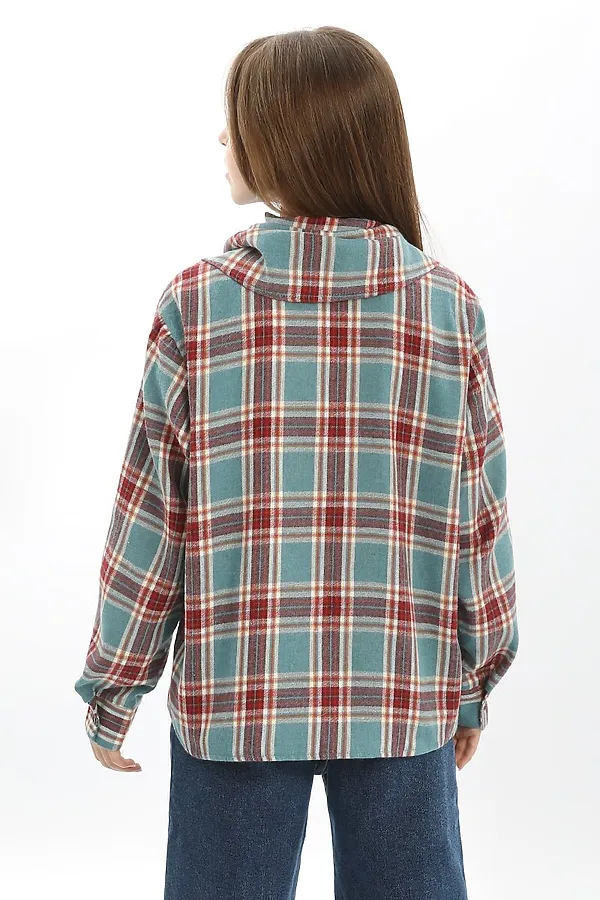 Рубашка для девочки SP2526 НАТАЛИ, голубой - фото 2