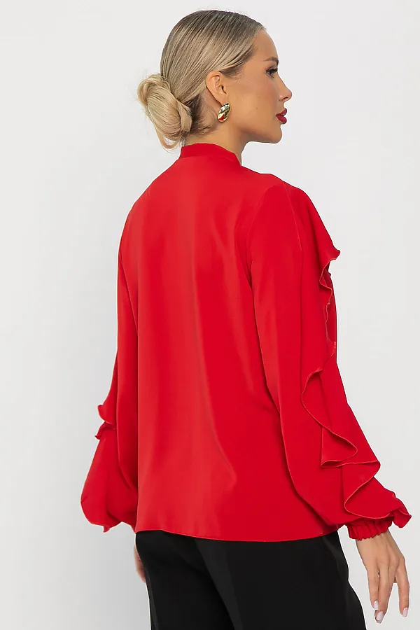 Блуза Дыхание весны LADY TAIGA, красная - фото 2