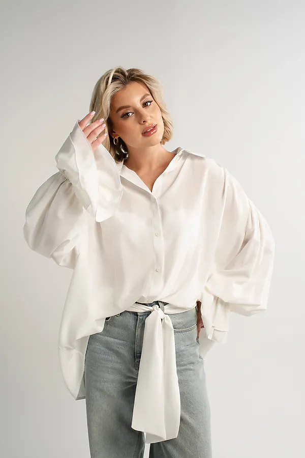 Блуза Присцилла LADY TAIGA, экрю - фото 2