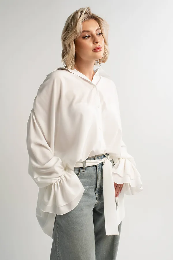 Блуза Присцилла LADY TAIGA, экрю - фото 2