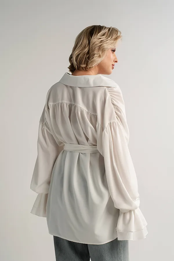 Блуза Присцилла LADY TAIGA, экрю - фото 2