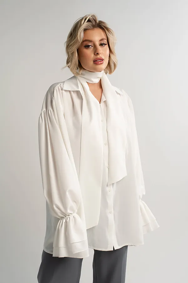 Блуза Присцилла LADY TAIGA, экрю - фото 2