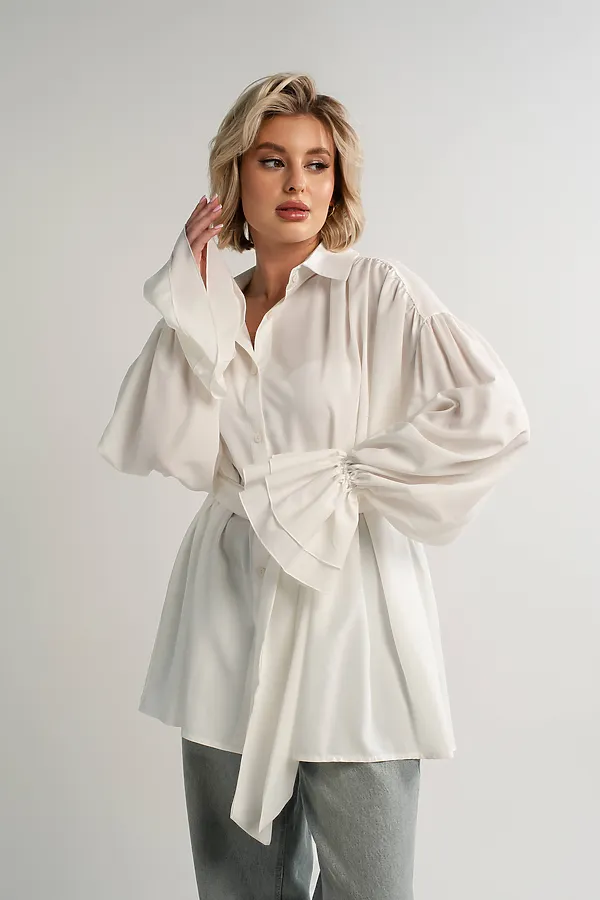 Блуза Присцилла LADY TAIGA, экрю - фото 2