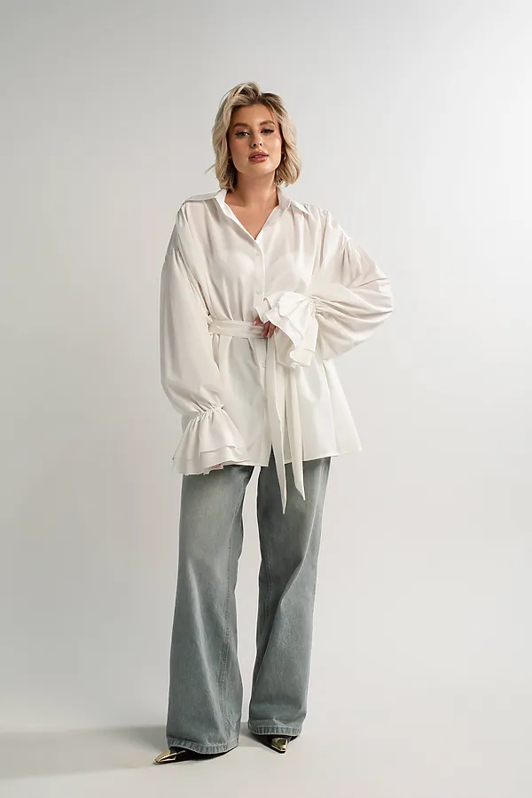 Блуза Присцилла LADY TAIGA, экрю - фото 2