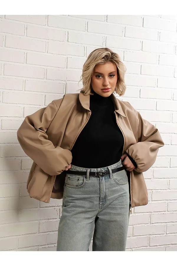 Куртка Поверь в мечту LADY TAIGA, бежевая - фото 2