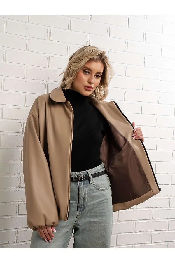 Куртка Поверь в мечту LADY TAIGA, бежевая - фото 2