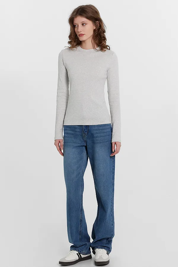 Джемпер женский MARK FORMELLE, серый меланж - фото 2