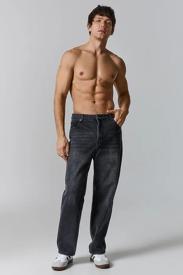 Джинсы мужские (осенне-зимний ассортимент) MARK FORMELLE, черный - фото 2