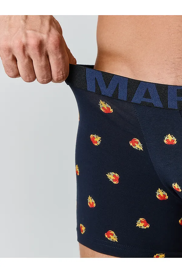 Трусы мужские MARK FORMELLE, перцы на т.синем - фото 2