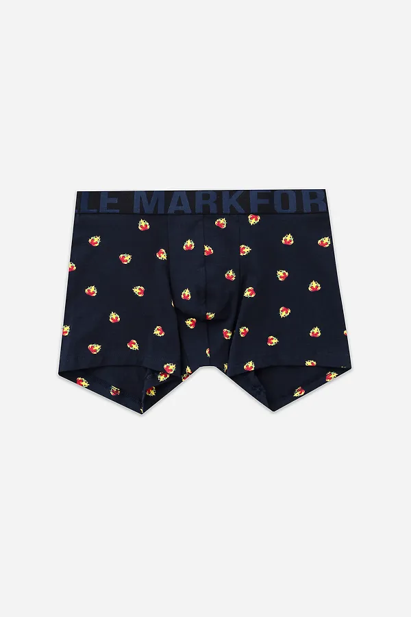 Трусы мужские MARK FORMELLE, перцы на т.синем - фото 2