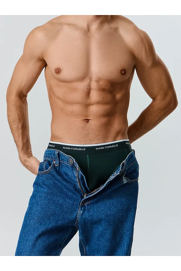 Трусы мужские MARK FORMELLE, зеленый бархат1 - фото 2