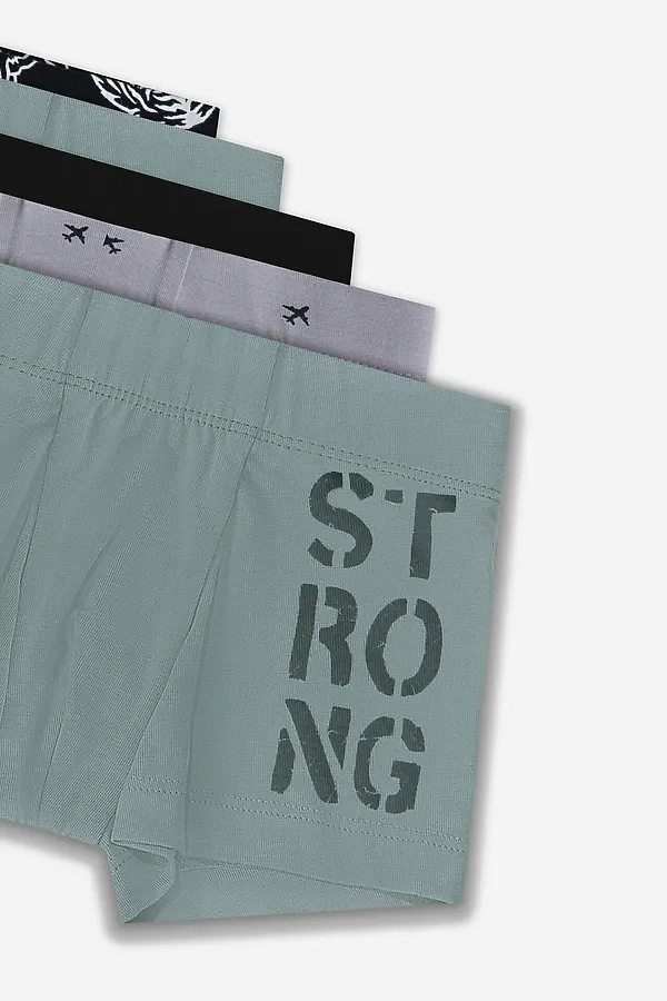 Трусы для мальчиков (5шт.) MARK FORMELLE, зеленая пастель +печать - фото 2